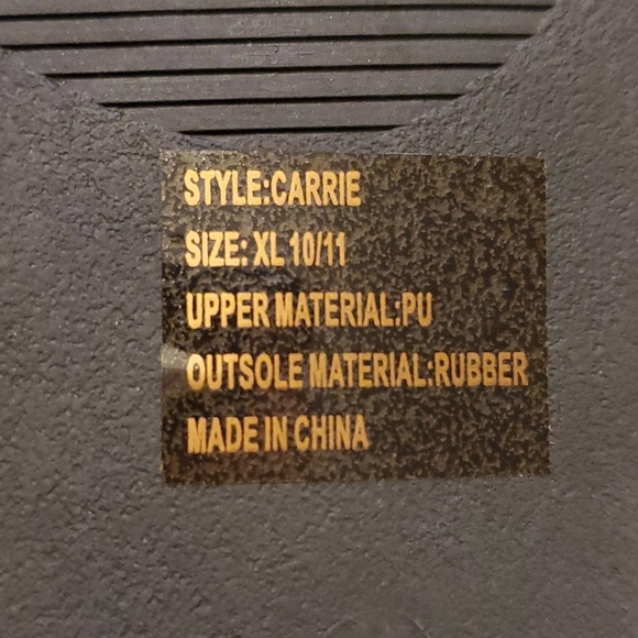 NWT Charles Albert Carrie Black Sandals - XL 10/11 - Picture 5 of 6